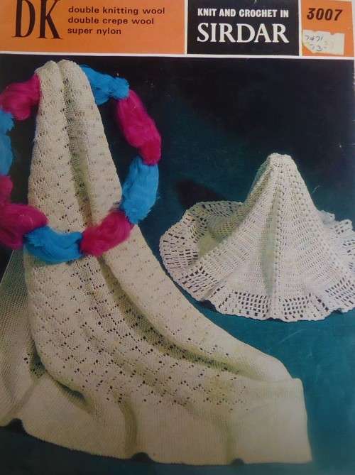 SIDAR 3007 CROCHET OR KNIT SQUARE & CIRCULAR SHAWLS