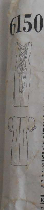 NEW LOOK PATTERNS 6150 DRESS WITH BACK FEATURE TIES- - SIZE 6-16 SEE LISTING