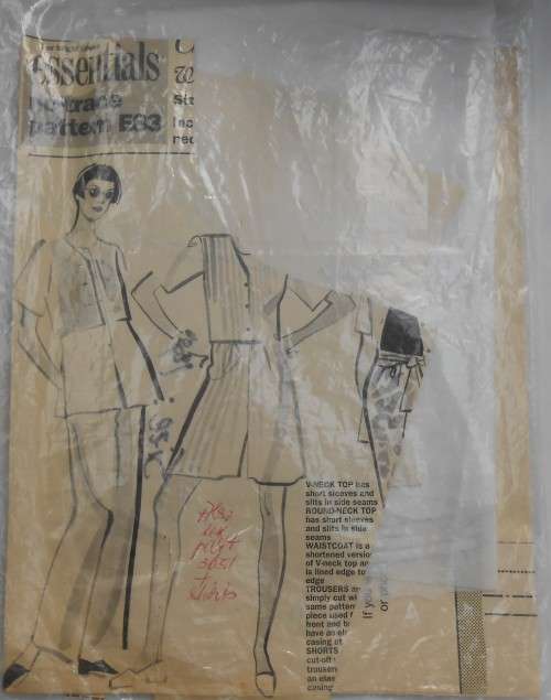 ESSENTIAL PATTERNS E83 COMPLETE SUMMER WARDROBE SIZES 10 -18 - CUT TO SIZE 14
