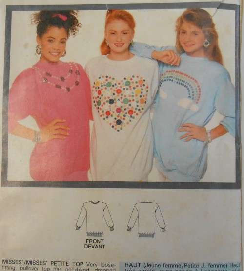 BUTTERICK 5959 BUTTONS & BOWS TOPS SIZE 6-22 COMPLETE