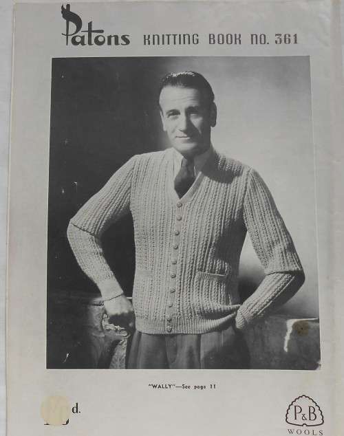 PATONS #361  MEN`S KNITTING BOOK PAGES 16 PAGES