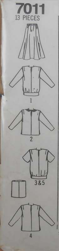 SIMPLICITY 7011 TWO PIECE DRESS  SIZE K5 8-18 SEE LISTING-ZIPLOC BAG