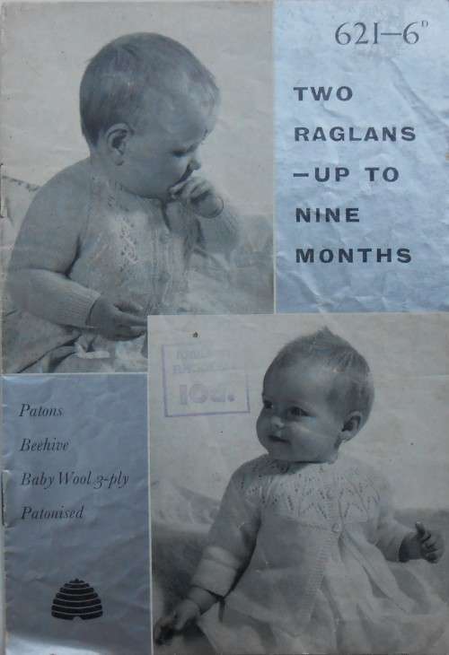 P&B  #621 `TWO RAGLANS - UP TO NINE MONTHS`