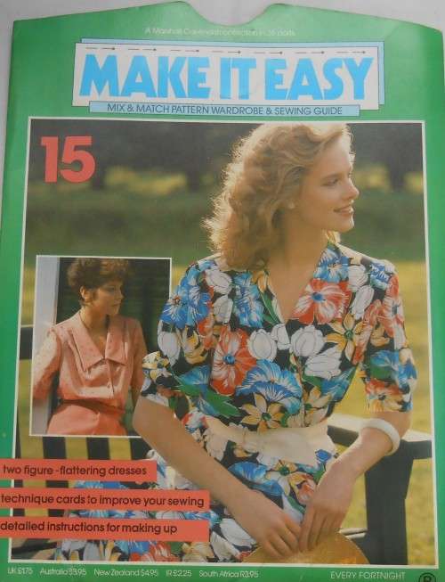 MAKE IT EASY #15 TWO FIGURE FLATTERING DRESSES