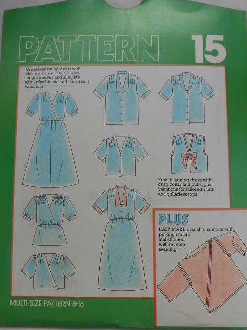 MAKE IT EASY #15 TWO FIGURE FLATTERING DRESSES