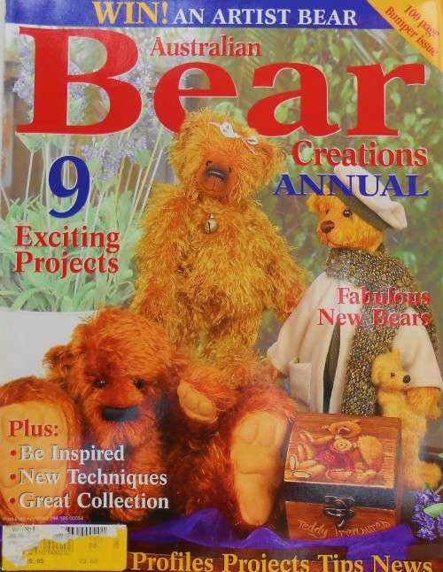 BEAR CREATIONS AUSTRALIAN  VOL 9 NO 8 -100 PAGE MAGAZINE INC PATTERNS
