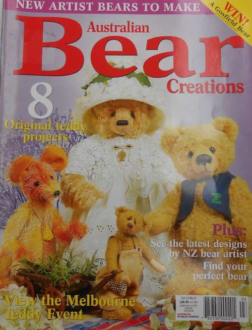 BEAR CREATIONS AUSTRALIAN  VOL 10 NO 3 -84 PAGE MAGAZINE INC PATTERNS