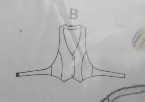 BURDA 5264 PANTS SKIRT-WAISTCOAT SIZE 8-10-12-14-16 COMPLETE-PART CUT