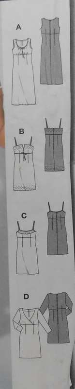 BURDA 8348 LINGERIE SIZE 8-10-12-14-16-18-20 COMPLETE-PART CUT