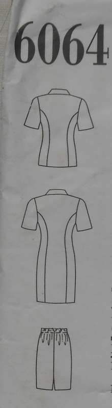 NEW LOOK PATTERNS 6064  DRESS-TOP-SKIRT SIZE  8 - 18 COMPLETE