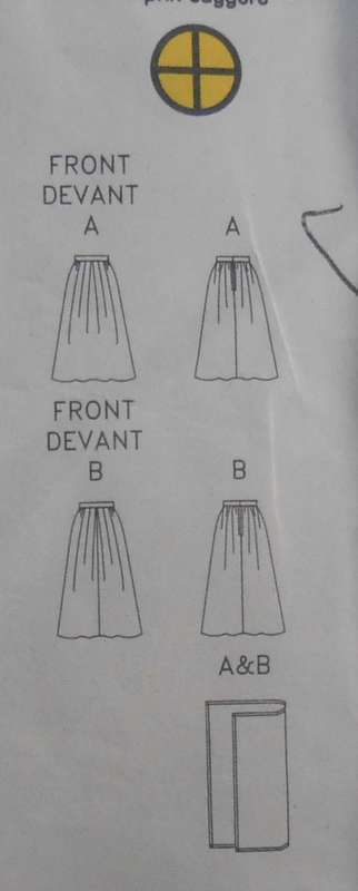 BUTTERICK PATTERNS 4231 SKIRT & SCARF SIZES  8 + 10  +12  COMPLETE