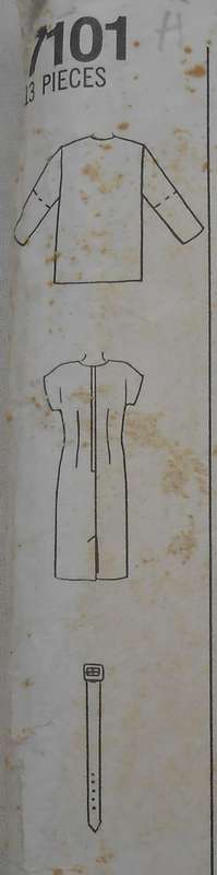 SIMPLICITY 7101 DRESS AND UNLINED JACKET SIZE N5 10 - 18 COMPLETE