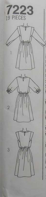 SIMPLICITY 7223  DRESS SIZE 14 COMPLETE