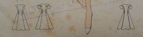 V/VINTAGE BUTTERICK 9267 DRESS SIZE 10 BUST 31 COMPLETE