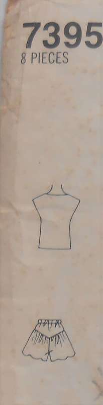 SIMPLICITY 7395  PULLOVER TOP & PULL ON SHORTS SIZE N 10-12-14 COMPLETE