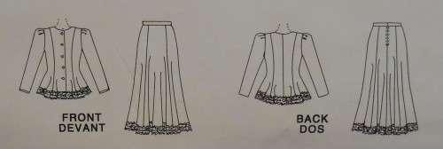 McCALLS 6272  TWO PIECE DRESS SIZE 10-12-14-16 COMPLETE