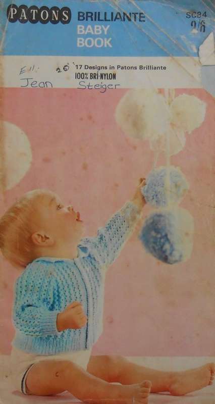 PATONS SC84 BRILLIANTE BABY BOOK - 52 PAGES