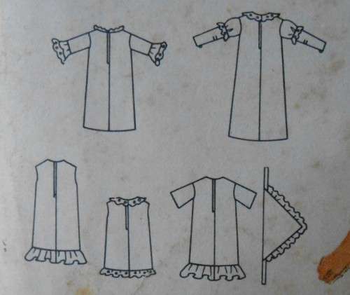VINTAGE BUTTERICK 4000 DRESS-COVER UP-HANDKERCHIEF SIZE 10 YEARS BREAST 28 COMPLETE-UNCUT-F/FOLDED