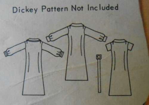 BUTTERICK 4156 ONE PIECE DRESS SIZE 14 BUST 34 COMPLETE