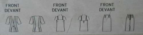 BUTTERICK 4175 JACKET-SKIRT-CAMISOLE SIZE 16-18-20-22-24 COMPLETE