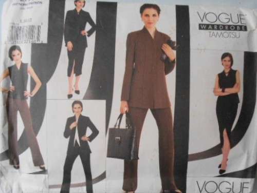 VOGUE 2770 WARDROBE JACKET-TOP-SKIRT-PANTS SIZE 8-10-12  COMPLETE