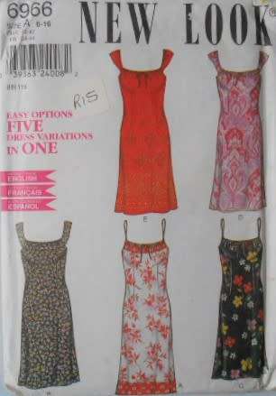 NEW LOOK 6966 STUNNING DRESSES SIZE  6-16 COMPLETE