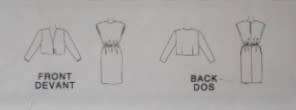 McCALLS 6357 DRESS & PART LINED JACKET  SIZE 6-8-10-12-14 COMPLETE-UNCUT-F/FOLDED