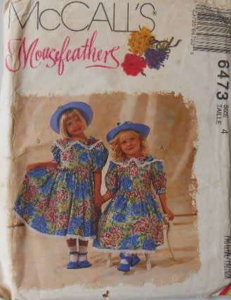 McCALLS 6473 GIRLS DRESS SIZE 8 YEARS COMPLETE