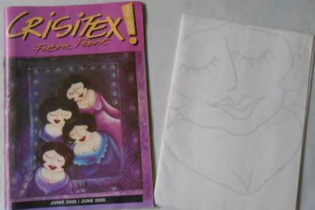 CRISITEX! FABRIC PAINT MAGAZINE JUNE 2000 32 PAGE A5 MAGAZINE WITH PATTERN FAT LADIES