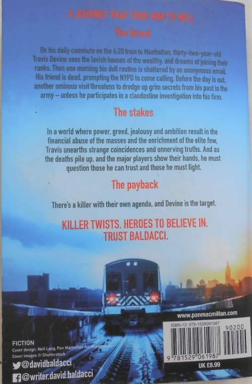 DAVID BALDACCI- THE 6:20 MAN - ISSUED 2022