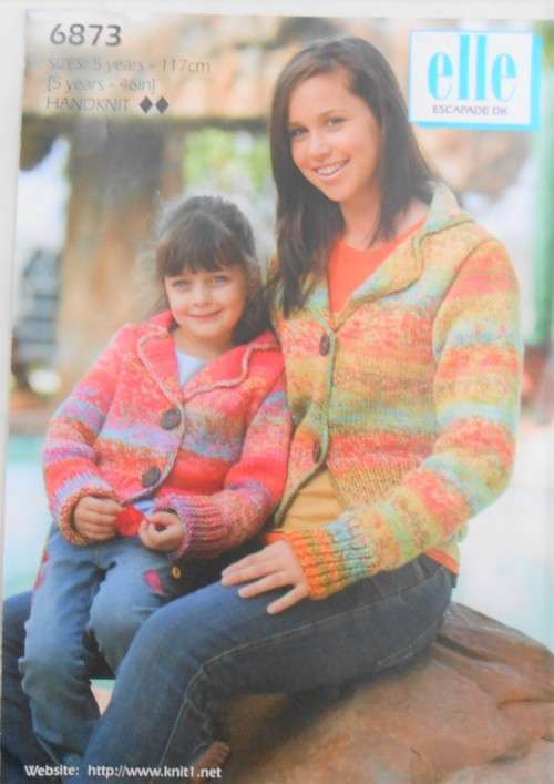 ELLE 6873 JACKET TO FIT CHILD AND ADULT BRIGHT & BOLD FIT SIZES 5 YEAS TO 117 CM