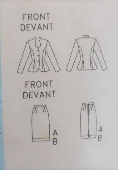 BUTTERICK 3346 TOP WITH RAISED NECKLINE & SKIRT SIZE 12-14-16 SEE LISTING