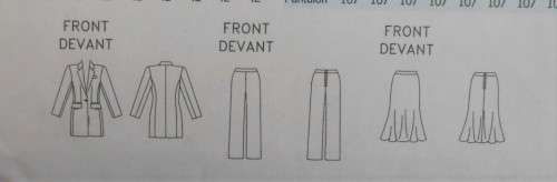 BUTTERICK 3579 JACKET-SKIRT-PANTS SIZE 6-8-10 COMPLETE-PART CUT