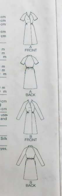 VINTAGE BUTTERICK 6902 LOOSE FITTING WRAP DRESS SIZE 10 COMPLETE