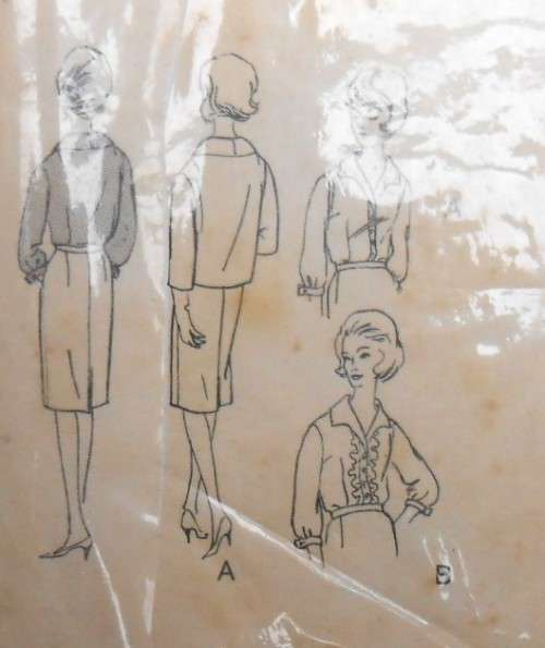 VINTAGE VOGUE 1149 SUIT & BLOUSE  SIZE 18 BUST 38 SEE LISTING-NO SEWING INSTRUCTIONS