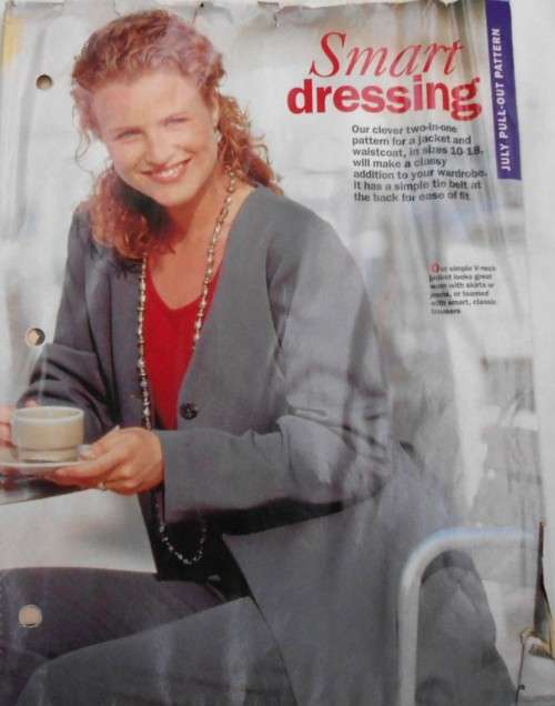ESSENTIAL PATTERNS E88  EASY FIT JACKET & WAISTCOAT SIZES  10 - 18