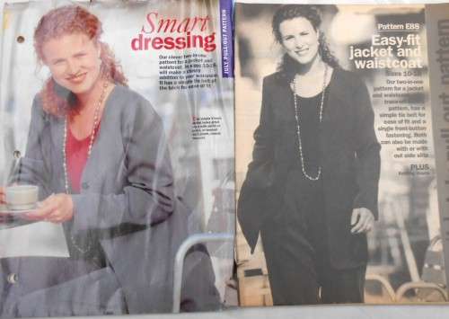 ESSENTIAL PATTERNS E88  EASY FIT JACKET & WAISTCOAT SIZES  10 - 18