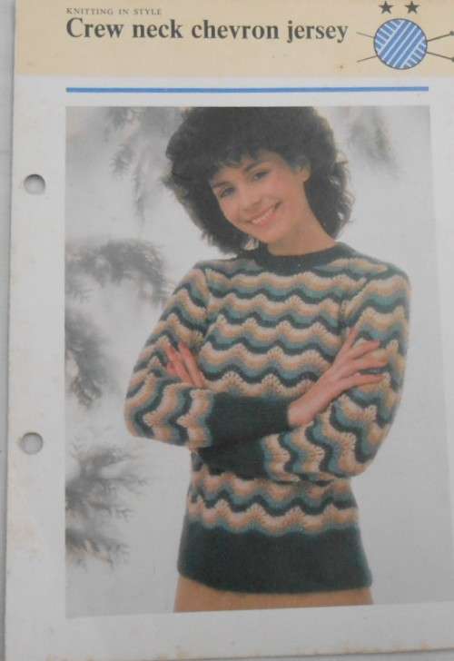 CREW NECK CHEVRON JERSEY