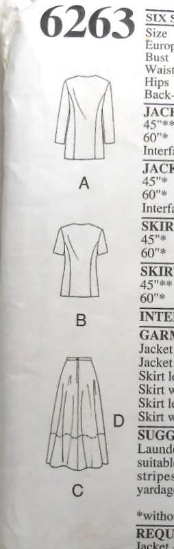 NEW LOOK PATTERNS 6263  SIX SIZES IN ONE  SIZES 6-16 COMPLETE-UNCUT-F.FOLDED