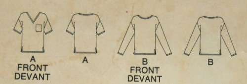 BUTTERICK 6071 TOPS SIZE XS-S-M-L-XL (8-22) SEE LISTING
