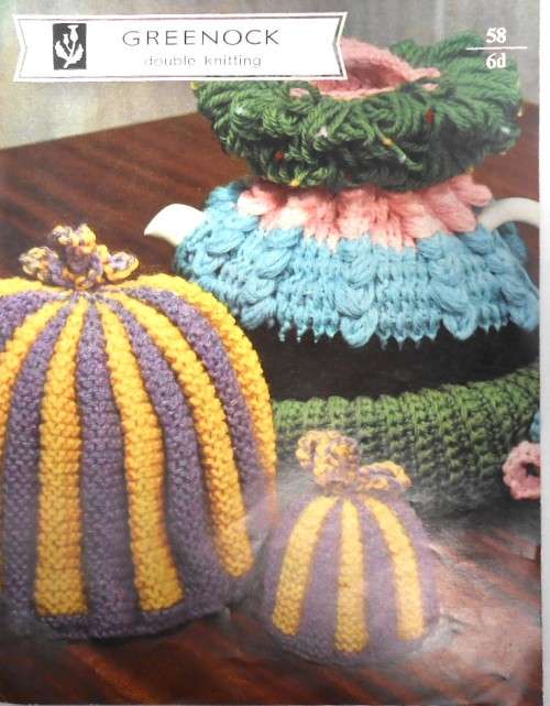 GREENOCK #58 FLUTED COZY-EGG-COSY TO MATCH-NEST IN RIBBED DOUBLE CROCHET