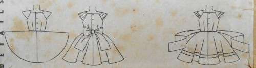 V/VINTAGE SIMPLICITY 4273 GIRLS ONE PIECE DRESS SIZE 6 YEARS COMPLETE-ZIPLOC