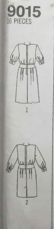 SIMPLICITY 9015 DRESS WITH PLEATED SKIRT SIZE 14 COMPLETE-UNCUT-F/FOLDED