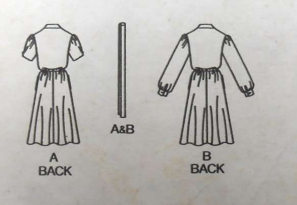 BUTTERICK 4267 DRESS & BELT SIZE 12-14-16-SEE LISTING