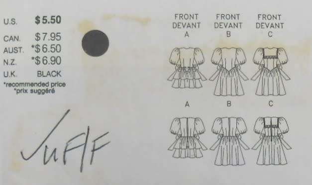 BUTTERICK 4582 GIRLS SEMI FITTED DRESS SIZE 5-6-6X YEARS COMPLETE-UNCUT-F/FOLDED