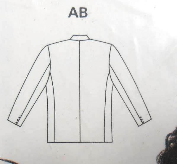 BURDA 5176 MENS JACKET SIZE 36-46 COMPLETE