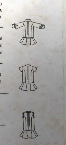 VINTAGE BUTTERICK 5140 GIRLS ONEPIECE DRESS SIZE 2 YEARS BREAST 21 COMPLETE-UNCUT-F/FOLDED