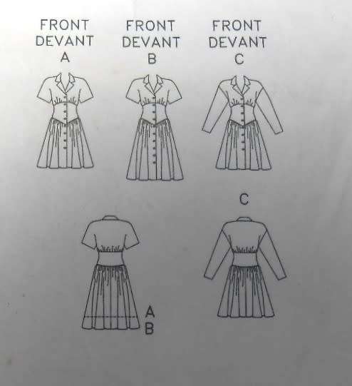 BUTTERICK 6429  DRESS WITH FLARED SKIRT SIZE 14-16-18 COMPLETE-UNCUT-F/FOLDED