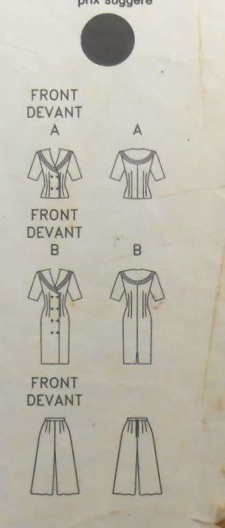 BUTTERICK 5255 DRESS-TOP-SPLIT SKIRT SIZE 12-14-16 COMPLETE-ZIPLOC