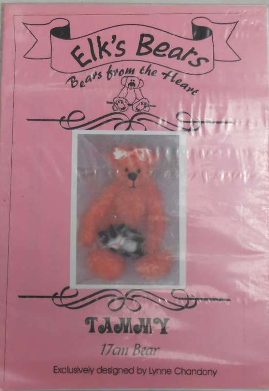 TAMMY - 17 CM BEAR - ELK`S BEARS - PATTERN ONLY